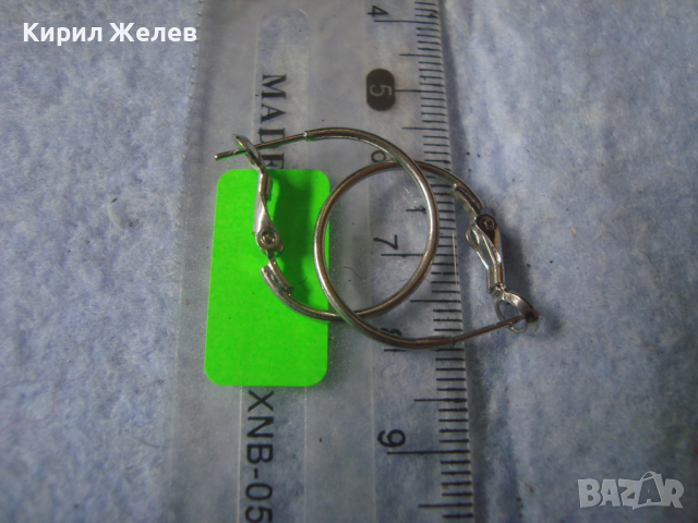 КРАСИВИ СТИЛНИ СРЕБРИСТИ АРТ ОБЕЦИ 81074, снимка 5 - Обеци - 36524986