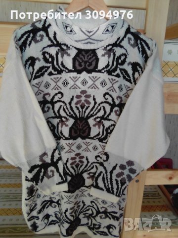 Красив евтин дамски пуловер, снимка 3 - Блузи с дълъг ръкав и пуловери - 34918277