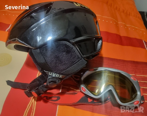 Unex*каска за ски/сноуборд с подарък-очила Carrera, снимка 5 - Зимни спортове - 53266126