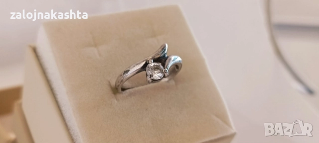 Сребърен пръстен-2,47гр/925, снимка 4 - Пръстени - 52934694