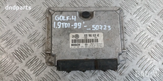 Компютър VW Golf 4 1.9TDI 1999г. 038906018AE 0281001851 
