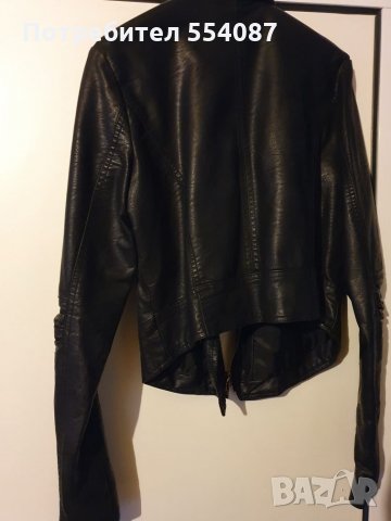 Ново дамско кожено яке, снимка 3 - Якета - 28057643