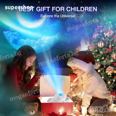 Детски Звезден Лед Проектор Астронавт с Дистанционно, Блутуут, Музика, снимка 11 - Други - 52343882
