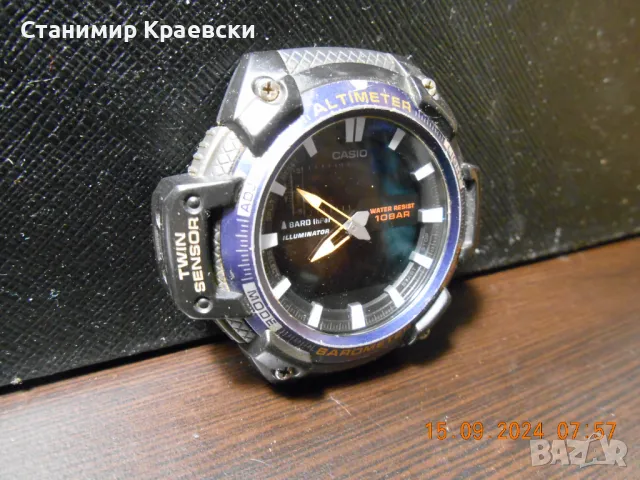 Casio SGW-450H-2BER с двоен сензор с термометър висотомер, снимка 2 - Мъжки - 47610232