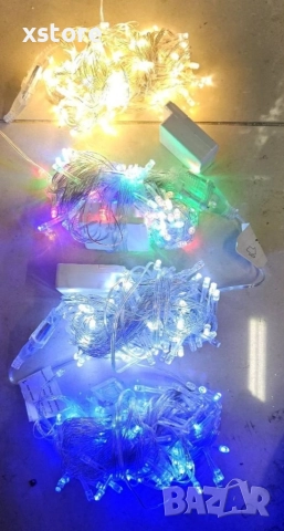 Коледни LED лампички, 100бр лампички/10 метра гирлянд., снимка 13 - Декорация за дома - 52792881