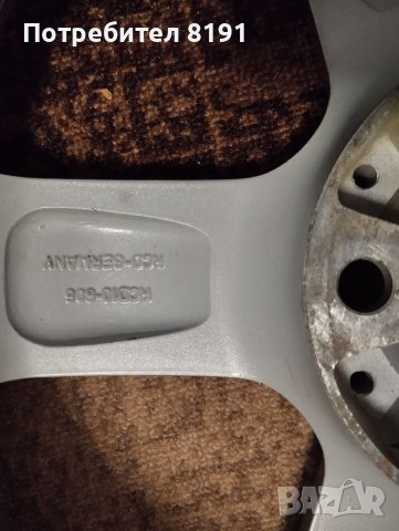 Алуминиеви джанти Мерцедес, снимка 3 - Гуми и джанти - 40345701