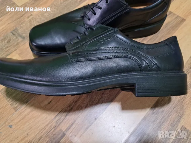ECCO официални кожени чисто нови обувки 49 номер, снимка 3 - Маратонки - 47306231