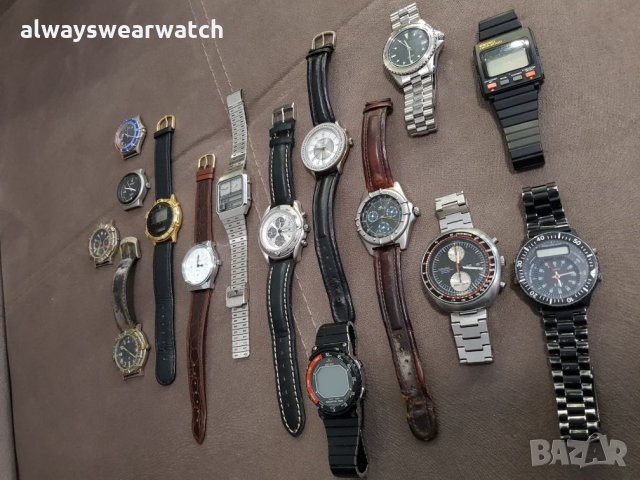 Лот мъжки маркови винтидж часовници, снимка 3 - Мъжки - 27393016