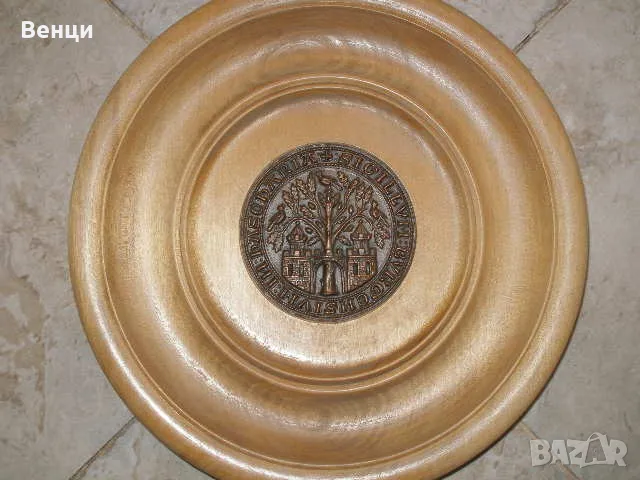 Дървена Чиния ..., снимка 3 - Антикварни и старинни предмети - 49859454