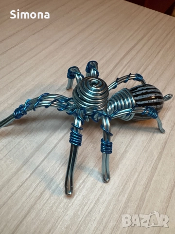 Wire spider figure