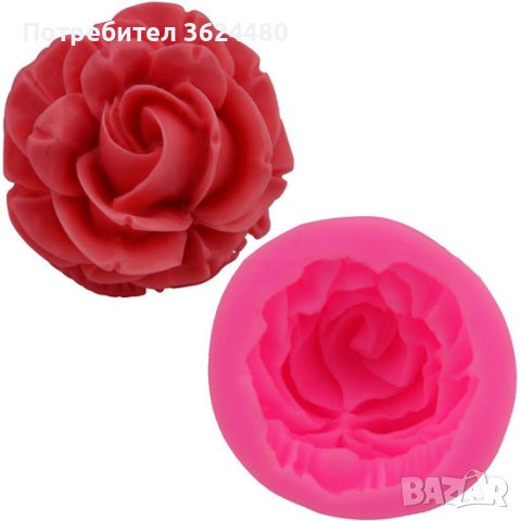 Силиконова форма роза, снимка 2 - Други стоки за дома - 40828689