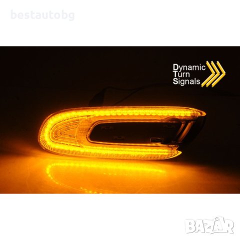 Диодни мигачи за Mini Cooper F55 / F56 / F57 (2014+) опушени, снимка 2 - Аксесоари и консумативи - 43591984