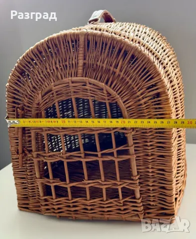 Плетена ратанова чанта за домашен любимец, снимка 10 - За котки - 50004448