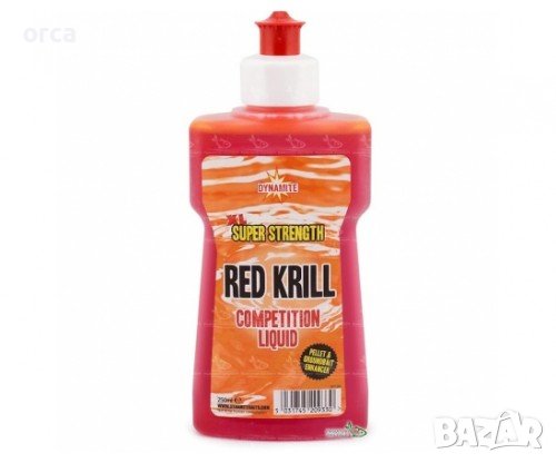 Течна добавка - аромат DYNAMITE BAITS RED KRILL liquid, снимка 1 - Стръв и захранки - 40370802