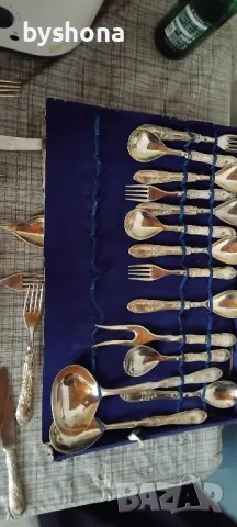 Сребърни прибори за хранене, снимка 2 - Антикварни и старинни предмети - 49567833