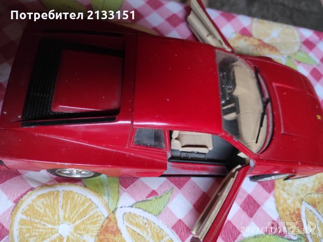Продавам Ferrari Testarossa 1984г., снимка 1 - Колекции - 35154603