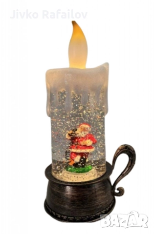 Магическа коледна свещ, снимка 3 - Декорация за дома - 52549477