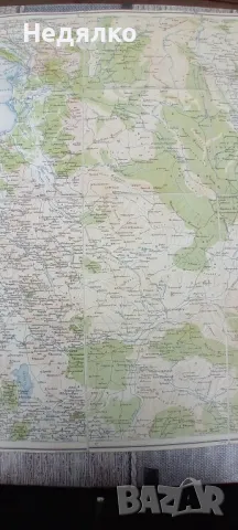 Стара карта,1901г, снимка 10 - Антикварни и старинни предмети - 49750657