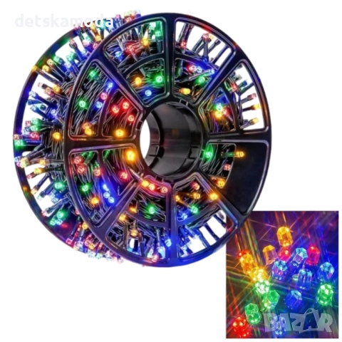 Коледни лампички 30м, снимка 1