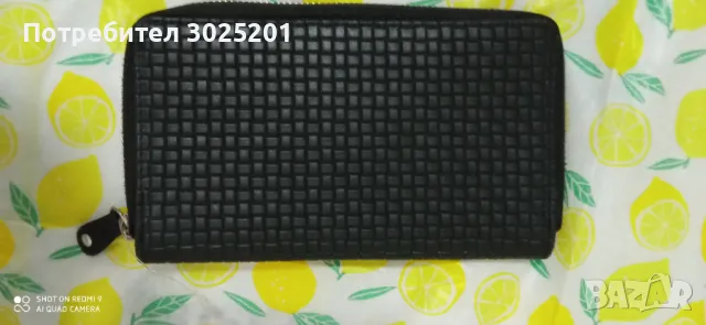 Дамски Портфейл Черен, снимка 2 - Портфейли, портмонета - 47804422