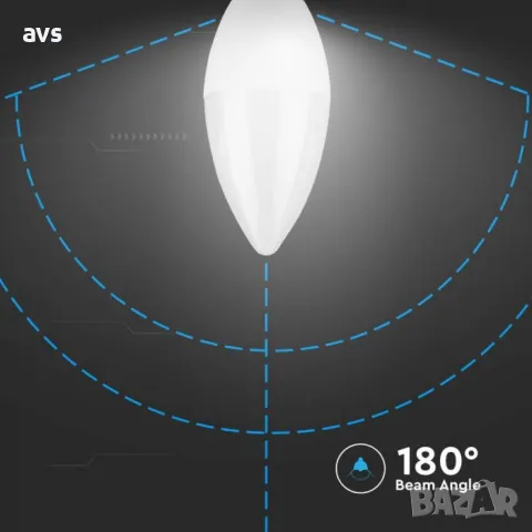 LED крушка 4.5W E14 4000K VT-1855 V-TAC, снимка 4 - Крушки - 48364320