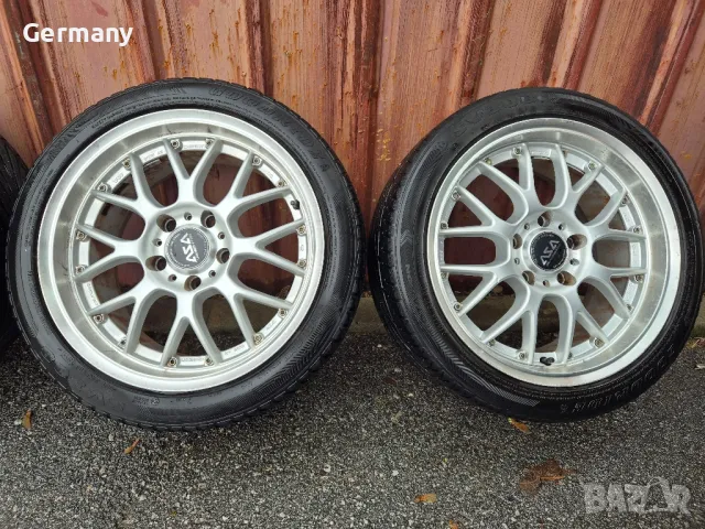 джанти за бмв bmw e36 e46 e90 e30 f30 17 цола 5x120 asa revolution by bbs спорт пакет, снимка 8 - Гуми и джанти - 48193618