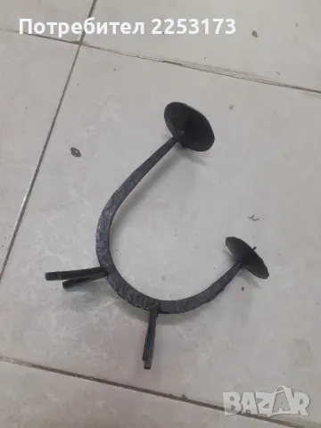 Ковани свещници за камина, снимка 11 - Декорация за дома - 42114129