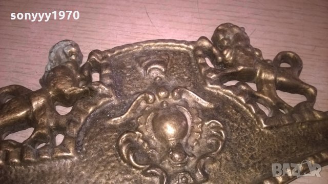 ЛЪВОВЕ-ОБКОВ-МАСИВЕН МЕД/МЕСИНГ-ВНОС ФРАНЦИЯ, снимка 6 - Колекции - 27621880