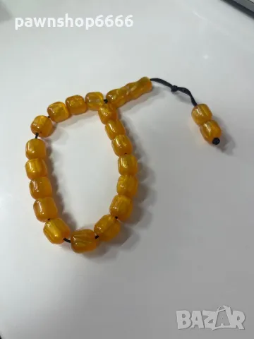  Броеница КОМБОЛОЙ от чист КАТАЛИН – 42 грама  , снимка 6 - Други ценни предмети - 49617956