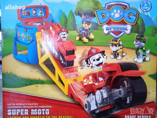 Kомплект Spin Master Paw Patrol Moto Pups - щаб квартира, снимка 1 - Конструктори - 34977627