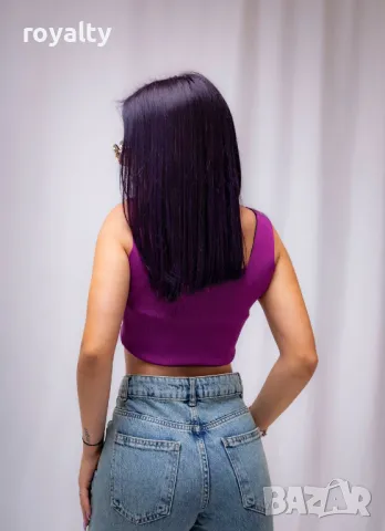 Дамски лилав потник , снимка 2 - Потници - 50376538