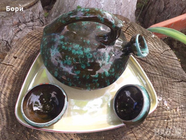Керамичен комплект 4 части, снимка 4 - Чаши - 28863596