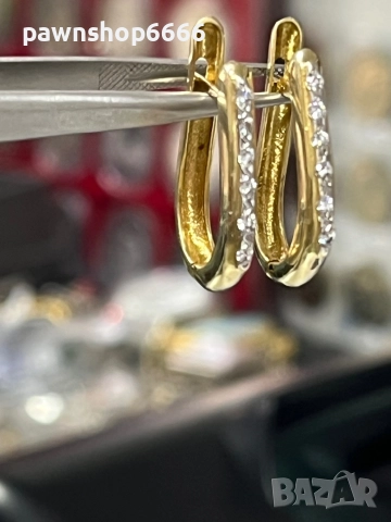 Златни обеци 14К