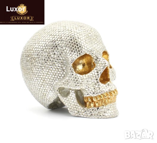Диамантено Златист Череп, снимка 3 - Други - 43646558