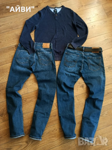 JACK & JONES мъжки еластични дънки, снимка 2 - Дънки - 53308039