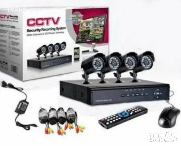 8MP Пълен пакет - Dvr + 4 камери - "KIT" Комплект за видеонаблюдение, снимка 4 - Комплекти за видеонаблюдение - 47708523