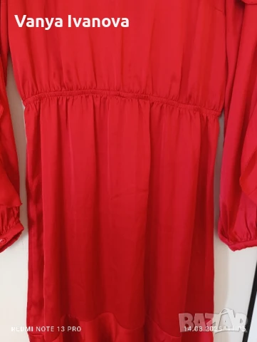 Gina Tricot червена рокля за повод М размер , снимка 3 - Рокли - 51363283