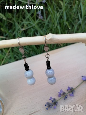 Ръчно изработени обеци, снимка 4 - Обеци - 43252088