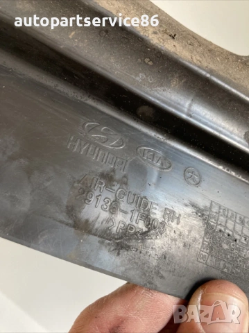 Дясна пластмасова капачка на радиатор за KIA Sportage 2.0 CRDi (2007) 29136-1F000, снимка 2 - Части - 53425678