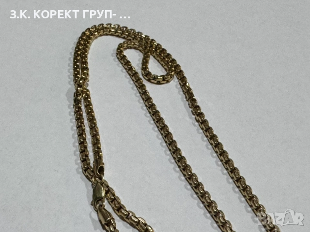 Мъжки златен синджир с кръст 14К, снимка 3 - Колиета, медальони, синджири - 52296010