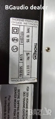 THORENS TD115 рамо TPO 70 доза Ortofon m200 E, снимка 12 - Грамофони - 49876833