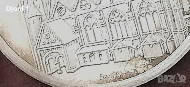 Немски сребърен медал 999, снимка 2 - Антикварни и старинни предмети - 53208988