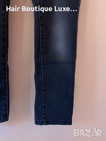 Тъмно сиви дамски дънки 27 размер, снимка 8 - Дънки - 43700283