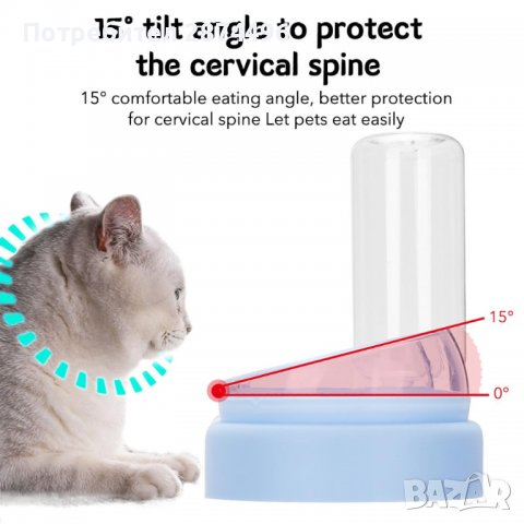 3636 Хранилка с 2 купички и поилка за вода, снимка 2 - Други животни - 36765192