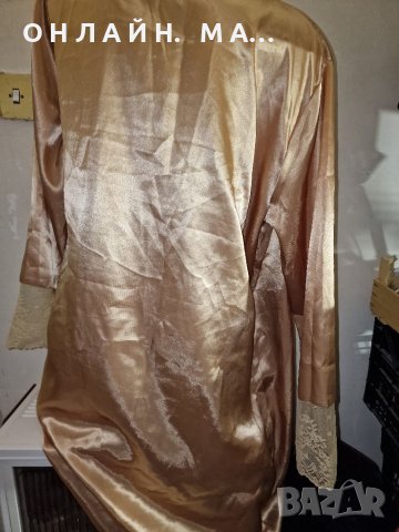 Луксозен сатенен халат Parllie. , снимка 3 - Корсети, бюстиета, топове - 40297075