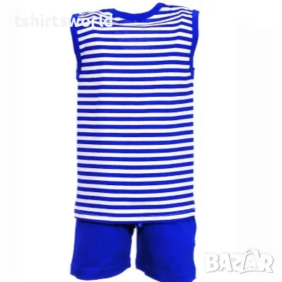 Ново детско моряшко комплектче с трансферен печат Попай Моряка, снимка 2 - Детски комплекти - 48405264