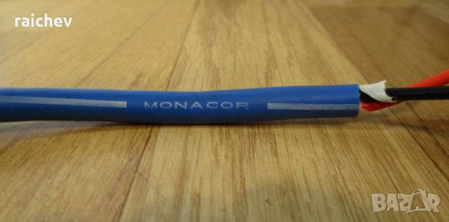 ★ █▬█ █ ▀█▀ ★ Monacor – Немски спикър кабел 2 Х 3 мм. , снимка 2 - Други - 28248311
