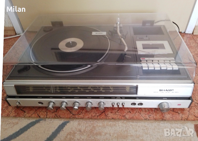 Грамофон SHARP+Радио, произведен в Япония, снимка 4 - Друга електроника - 52525520