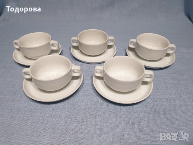 Порцеланов сет-чаши,купи с две дръжки Schonwald  Germany, снимка 2 - Сервизи - 35007444