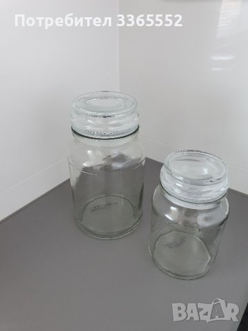 Буркани със стъклени капачки от кафе, 350мл, снимка 2 - Други - 43895459